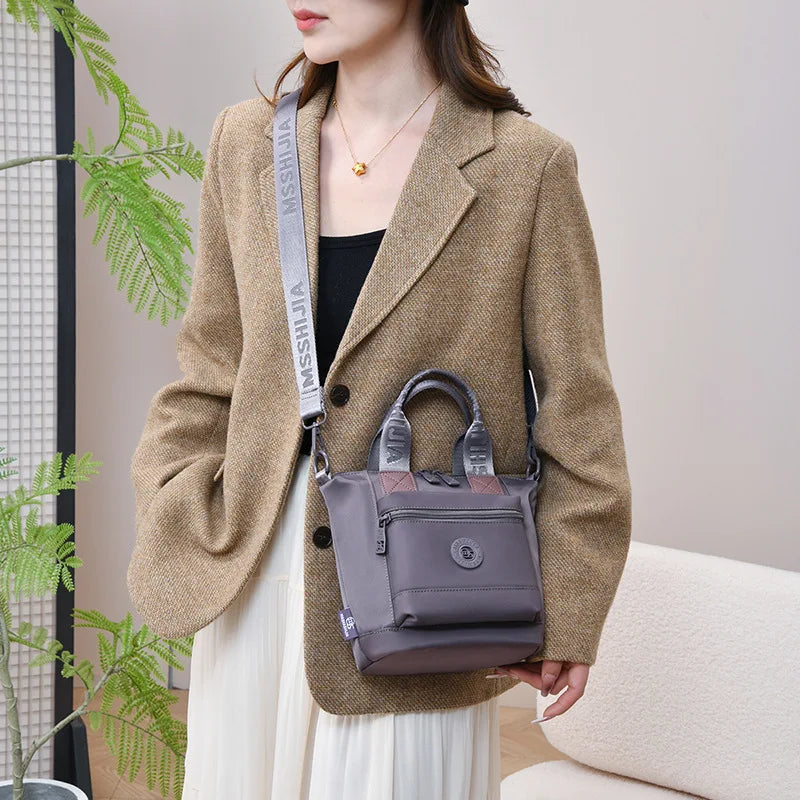 Nixie Waterproof Nylon Crossbody Shoulder Tote Bag for Women