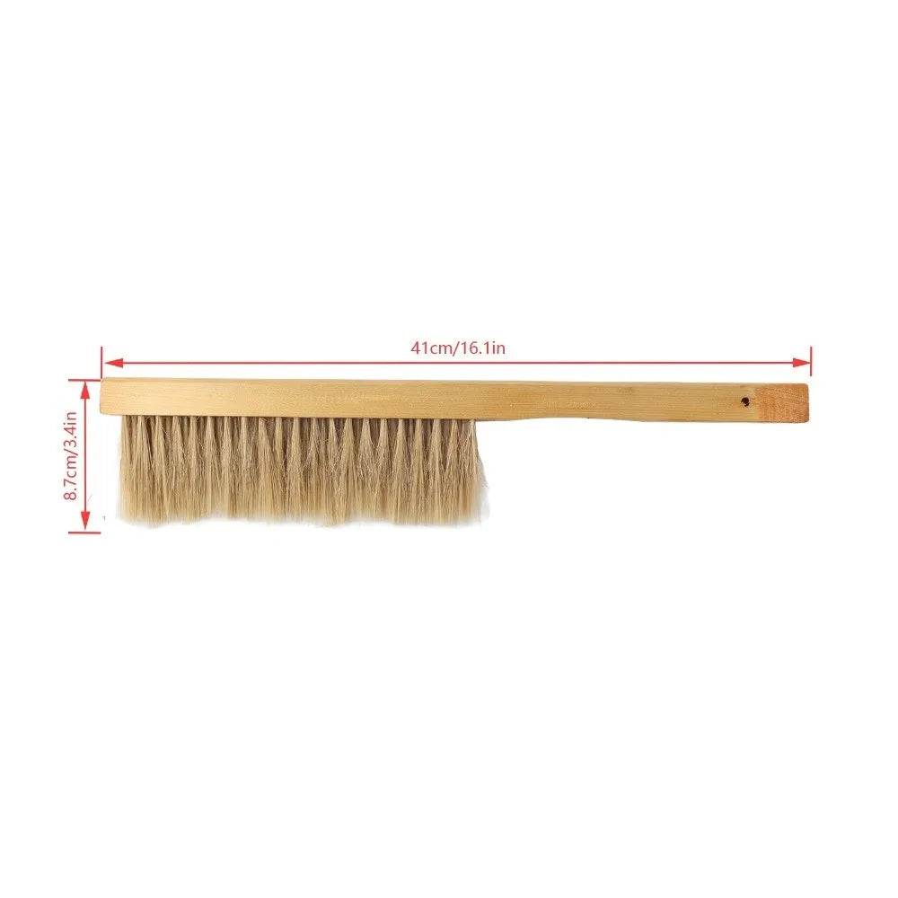 Wooden Handle Soft Bristle Bee Brush – Beekeeping Tool