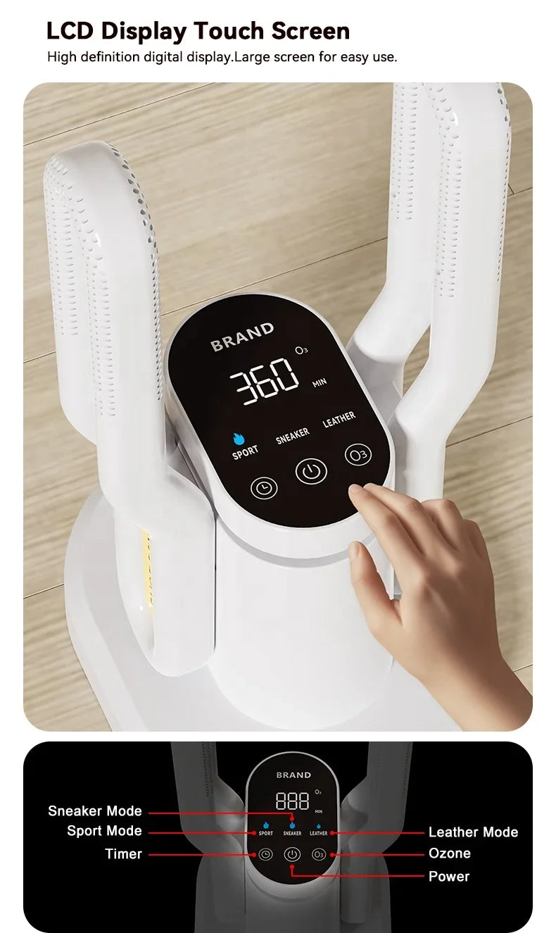 DUTRIEUX Electric Shoe Dryer – Smart Timer & Anti-Bacterial