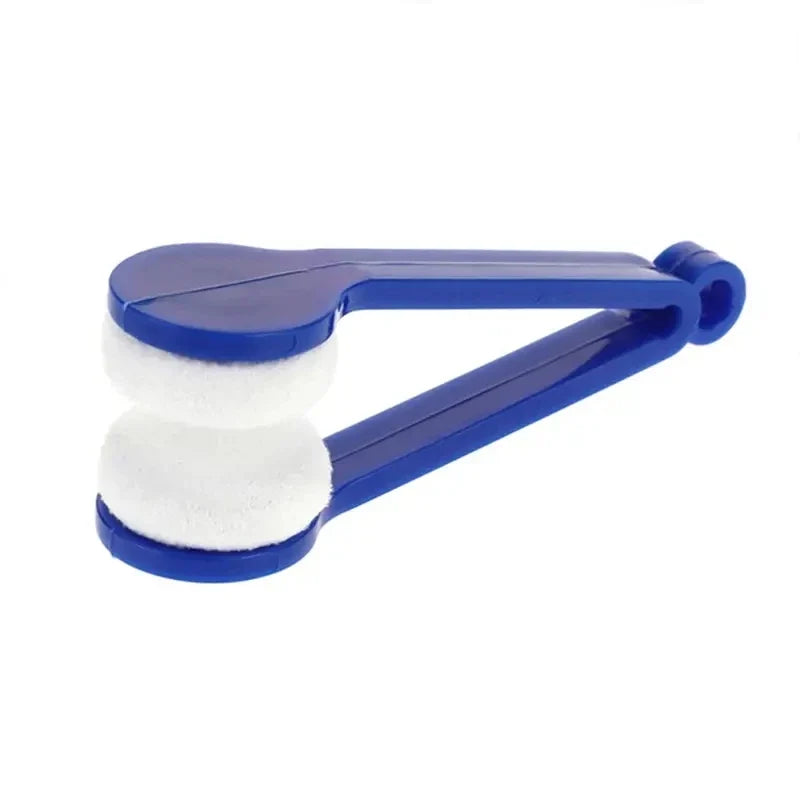 Microfiber Glasses Cleaning Brush & Wipe Tool – 1 or 3 Pack