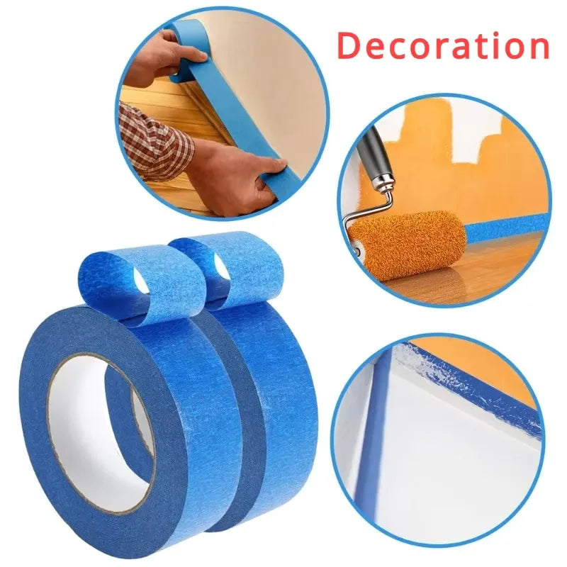 3-Roll Masking Tape Set – Multi-Surface Paint Tape 20m/Roll