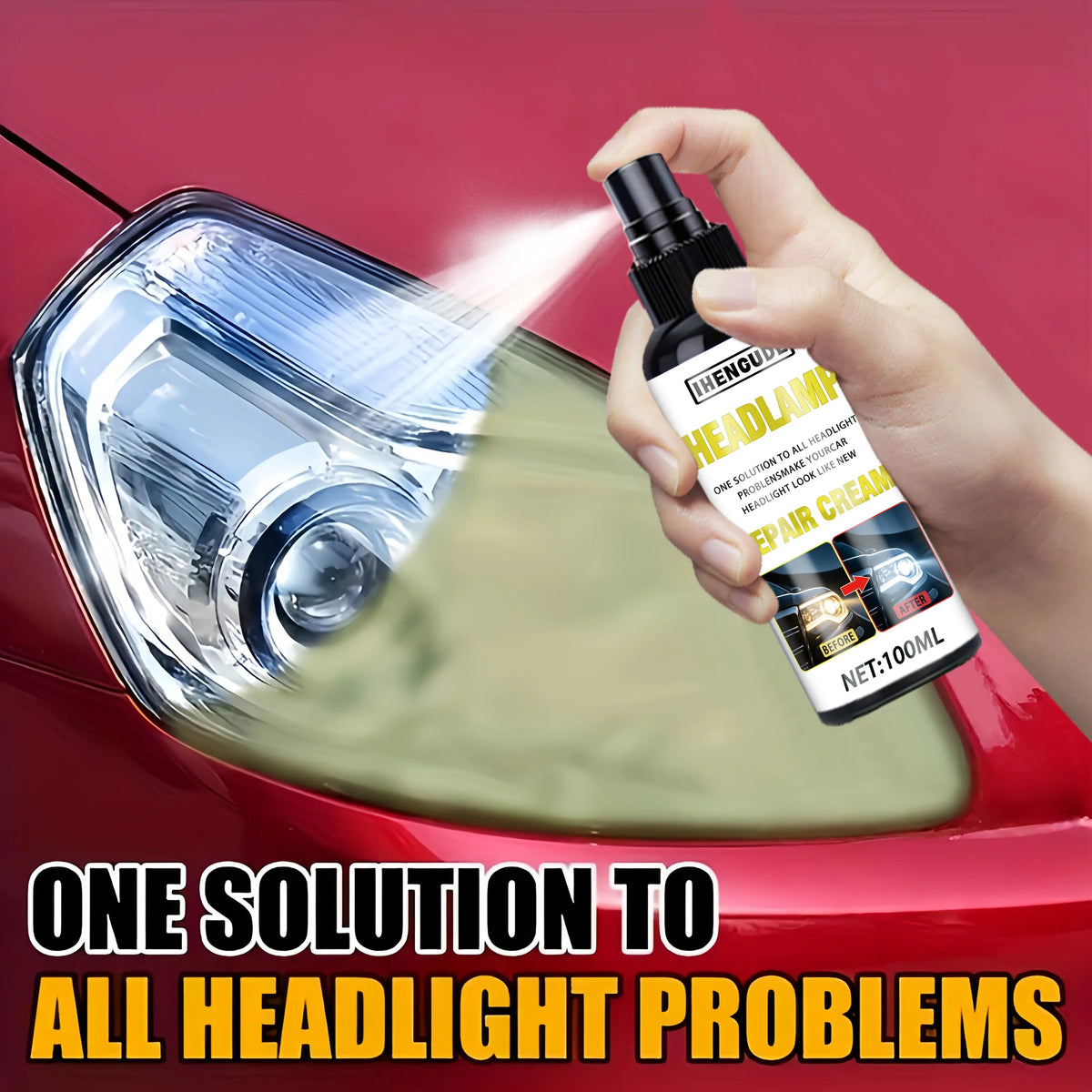 IHENGUDE Ceramic Headlight Restoration Spray 100ml