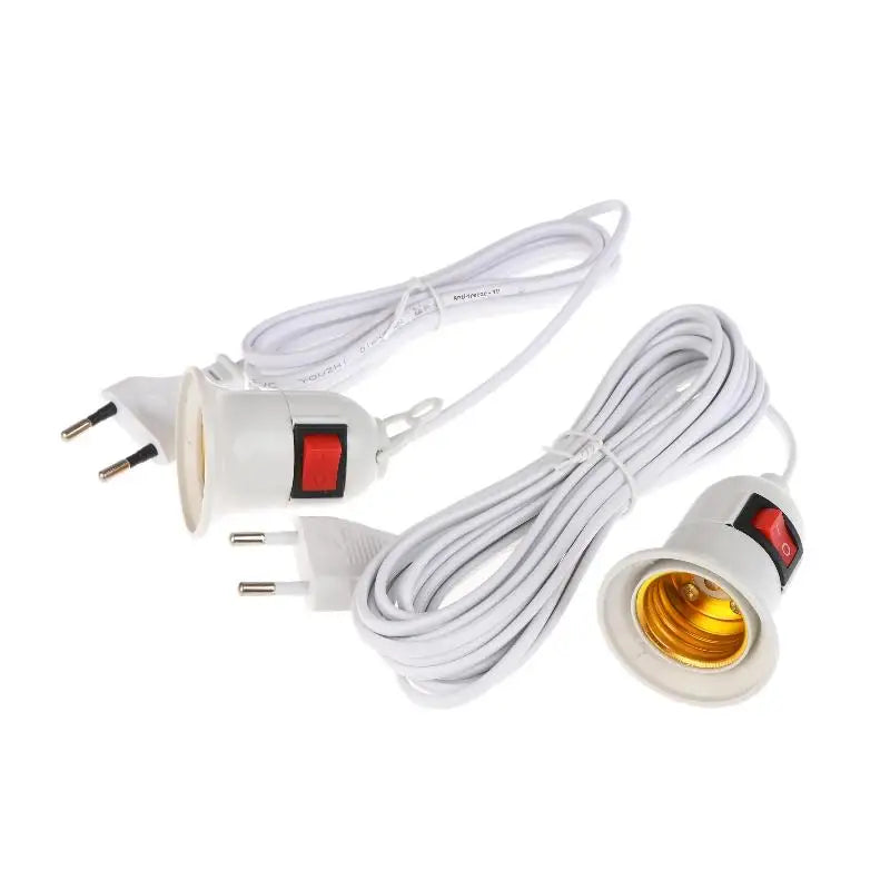 E27 Plant Grow Lamp Holder with On/Off Switch & 3/5M Cord
