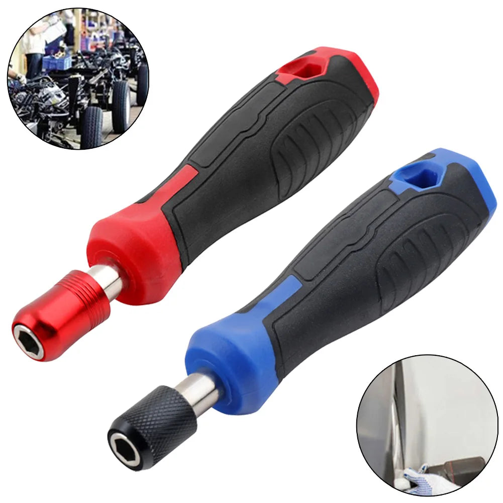 1/4" Hex Magnetic Self-Locking Screwdriver Handle & Bit Holder