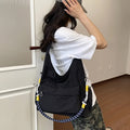 Women's Large Nylon Crossbody Shoulder Bag – Lightweight Travel
