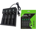 Multi-Slot Smart USB Lithium Battery Charger | IC Protection