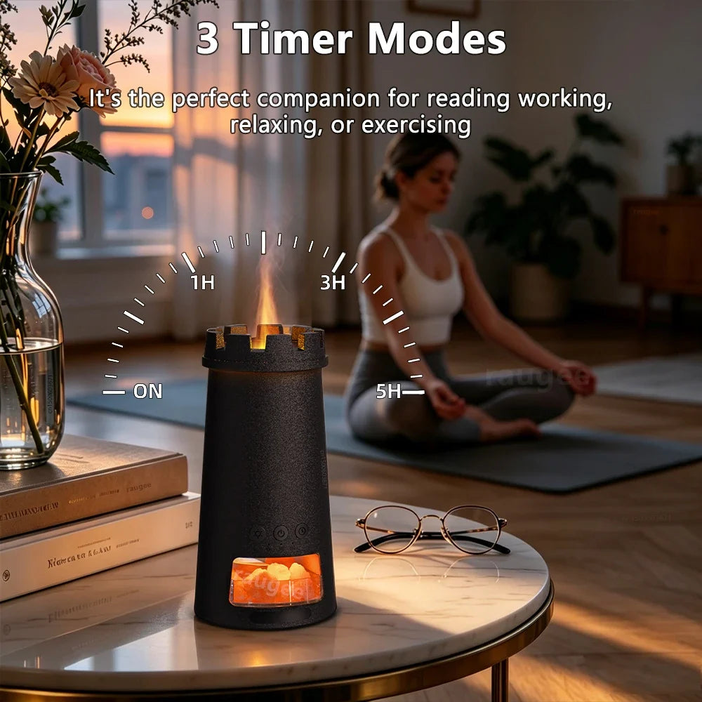 USB Aroma Essential Oil Diffuser & Cool Mist Humidifier | LED