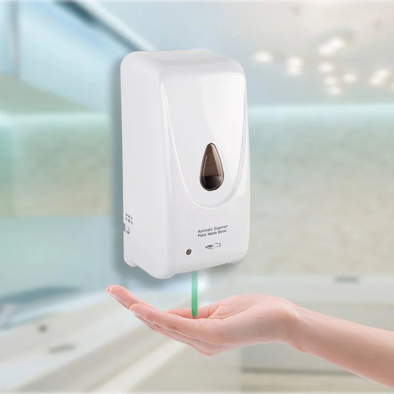 Wall Mount Automatic Soap Dispenser Battery Operated – White