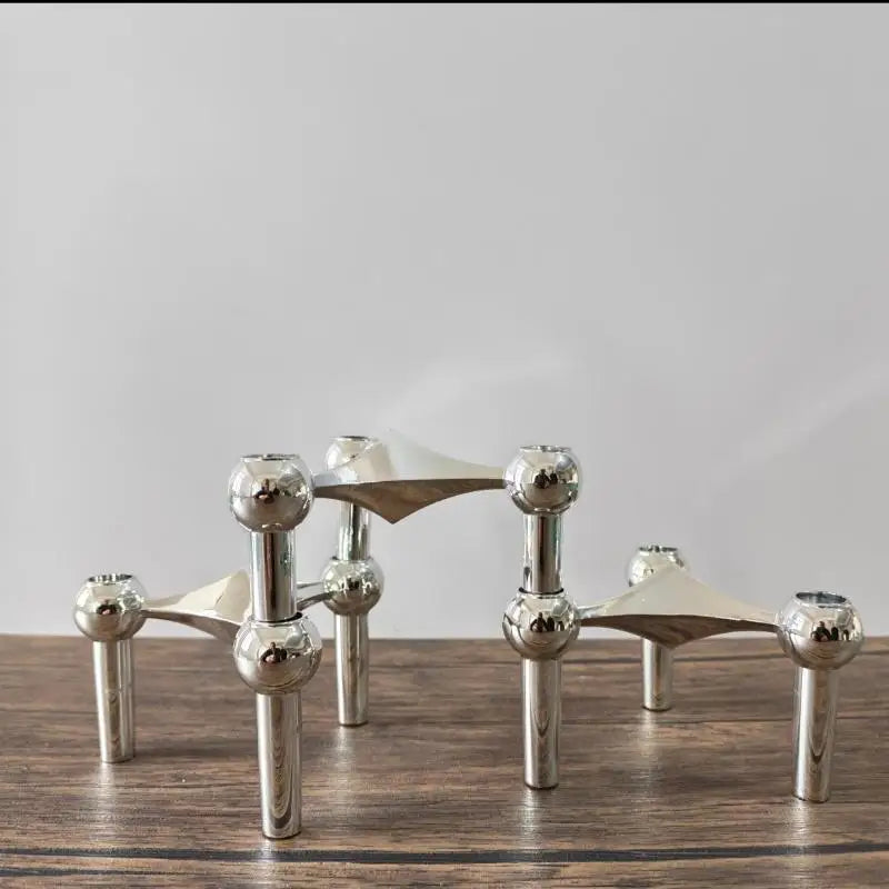 Nordic Geometric Candlestick Holder | Luxury Tabletop Decor