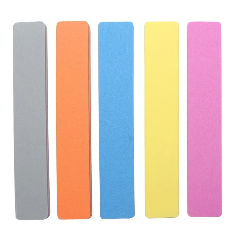VanKood 5Pcs Double-Sided Nail Buffer Block Polishing File Set