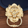 Lion Head Door Knocker Pull Handle – Gold & Silver Zinc Alloy