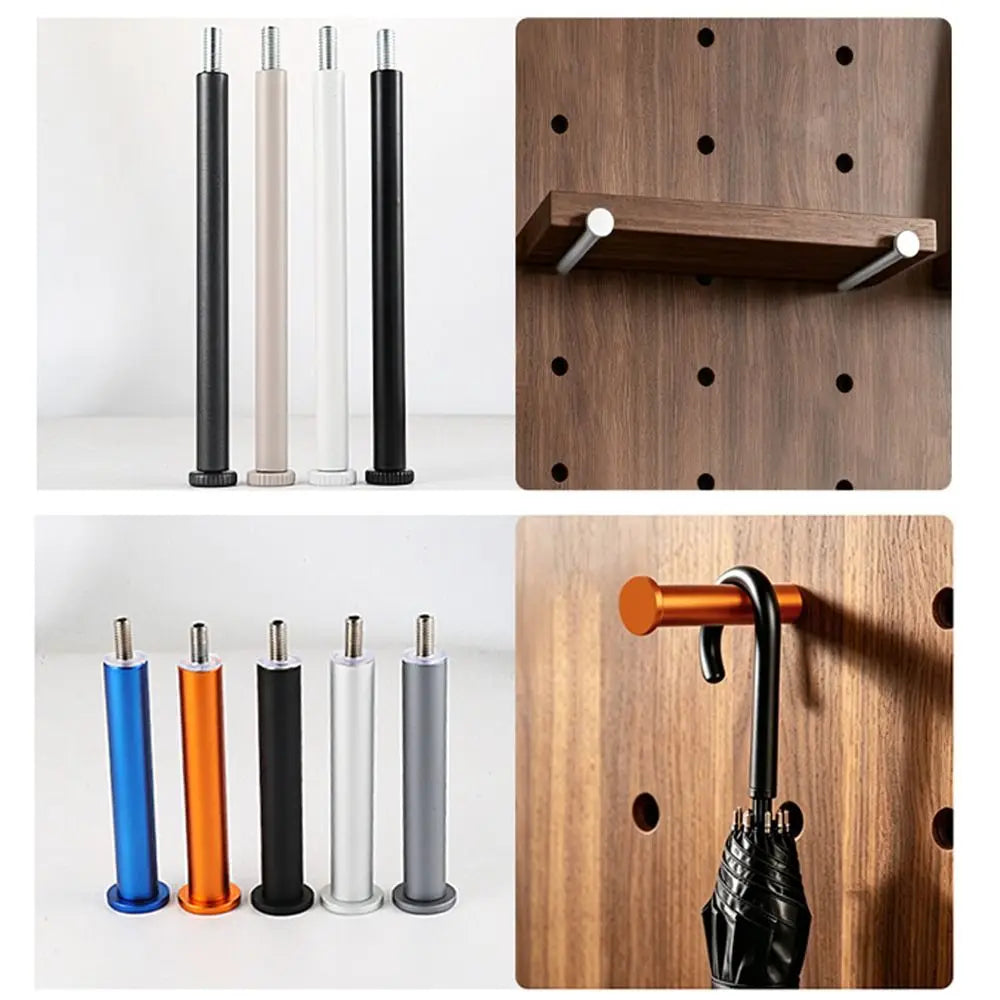 Metal Pegboard Hook Aluminum M6 Thread – Wall Storage Organizer
