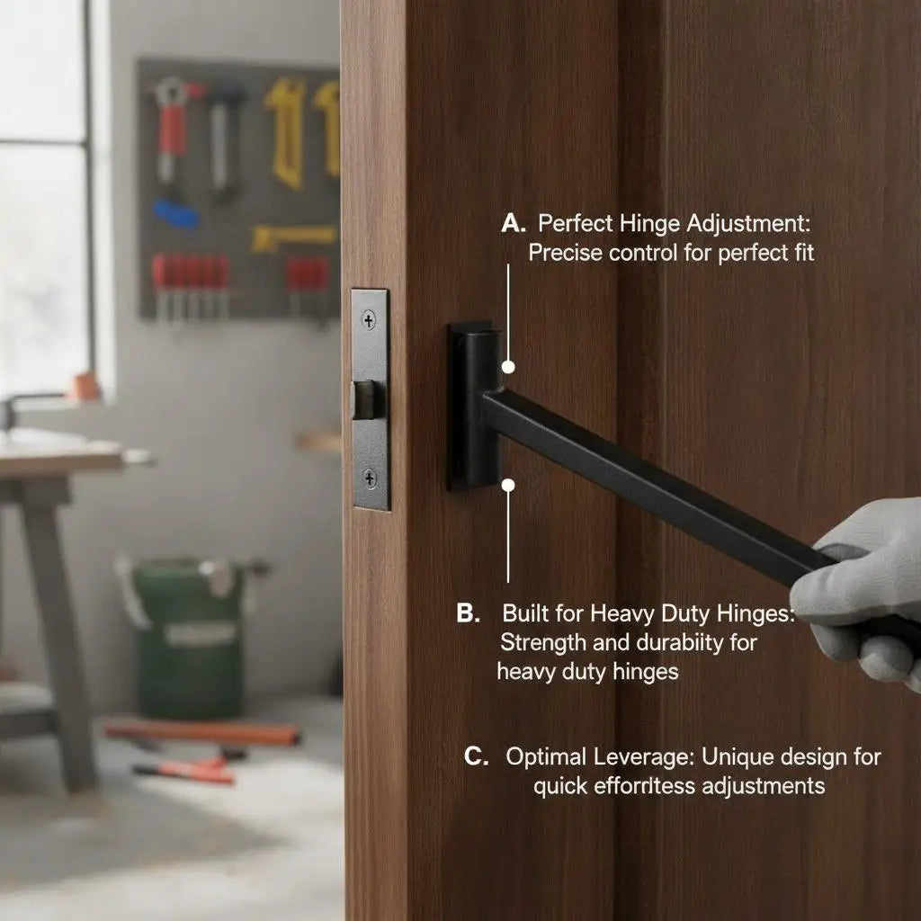 Heavy Duty Door Hinge Adjustment Tool | High Carbon Steel Spanner