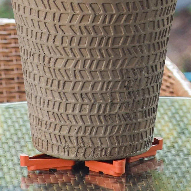 Plant Pot Feet Risers with Drainage Holes – 10 or 30 Pack