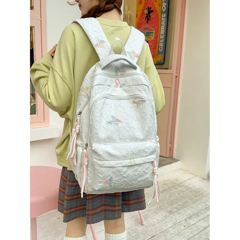 Nixie Girls Candy Color School Backpack – Teen Style Bag