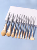 10-Piece Makeup Brush Set – Eyeshadow, Contour & Blush