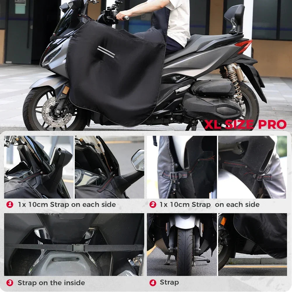 KEMITOUR Scooter Leg Cover Winter Windproof Water-Repellent Warmer