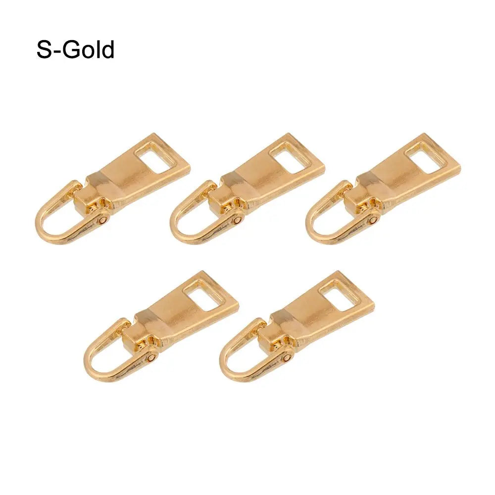 5-Pack Metal Zipper Slider Repair Kit – Zipper Pull Heads