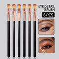 6-Piece Precision Eye Detail Brush Set – Mini Makeup Brushes