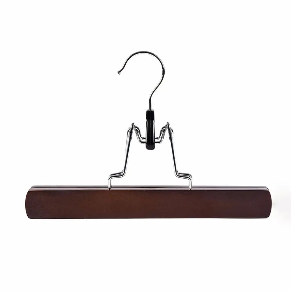 Wooden Horse-Face Skirt & Pants Hanger – Non-Slip Retro Rack