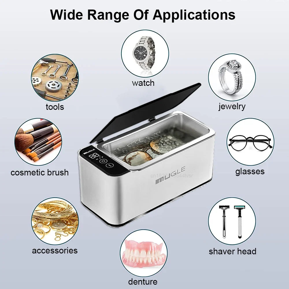 Ultrasonic Cleaner 500ml 46KHz | Watches, Jewelry & Glasses