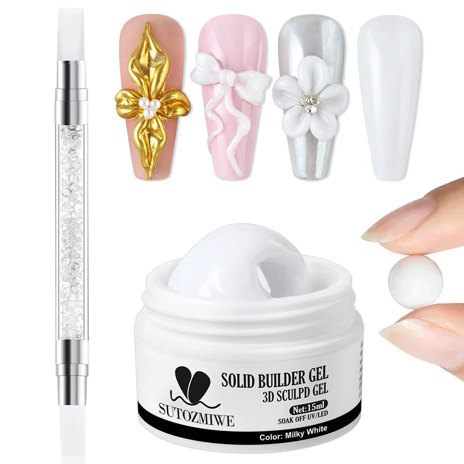 Full Beauty 15ml UV Builder Gel – Nail Extension & 3D Sculpting