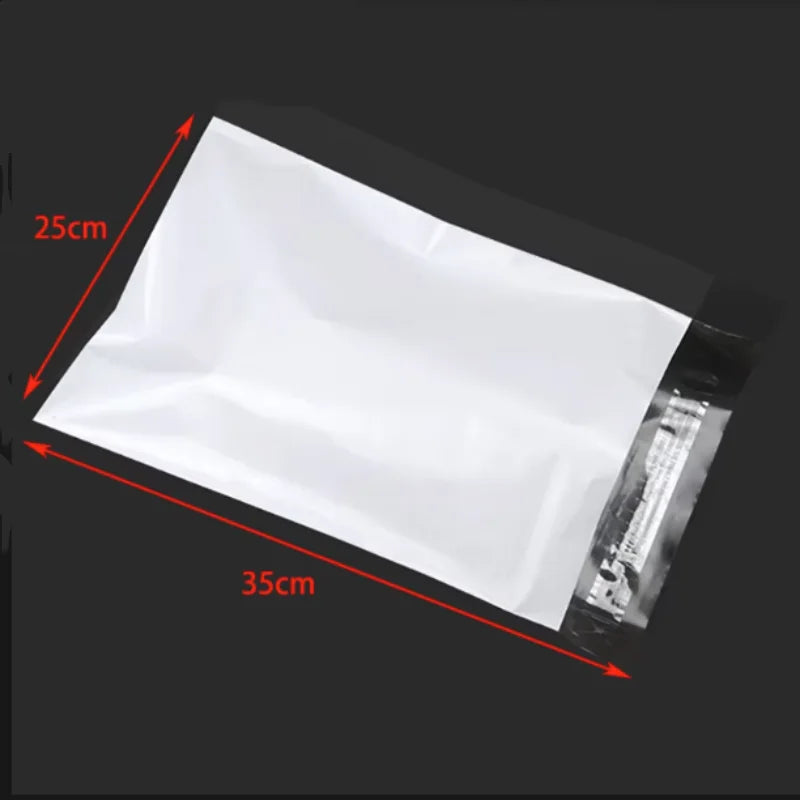 White Self-Seal Courier Bags – Bulk Plastic Mailing Pouches