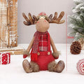 Christmas Elk Plush Doll Ornament 45cm – Festive Reindeer Decor
