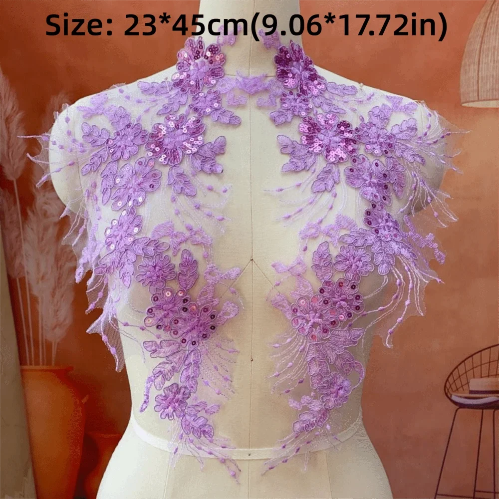 Polyester Embroidery Flower Patch – Floral Garment Appliqué