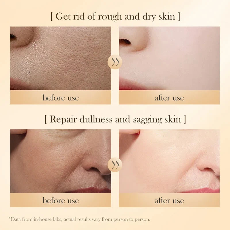 Rose & Snail Extract Face Serum Capsules – Brightening Moisturizer