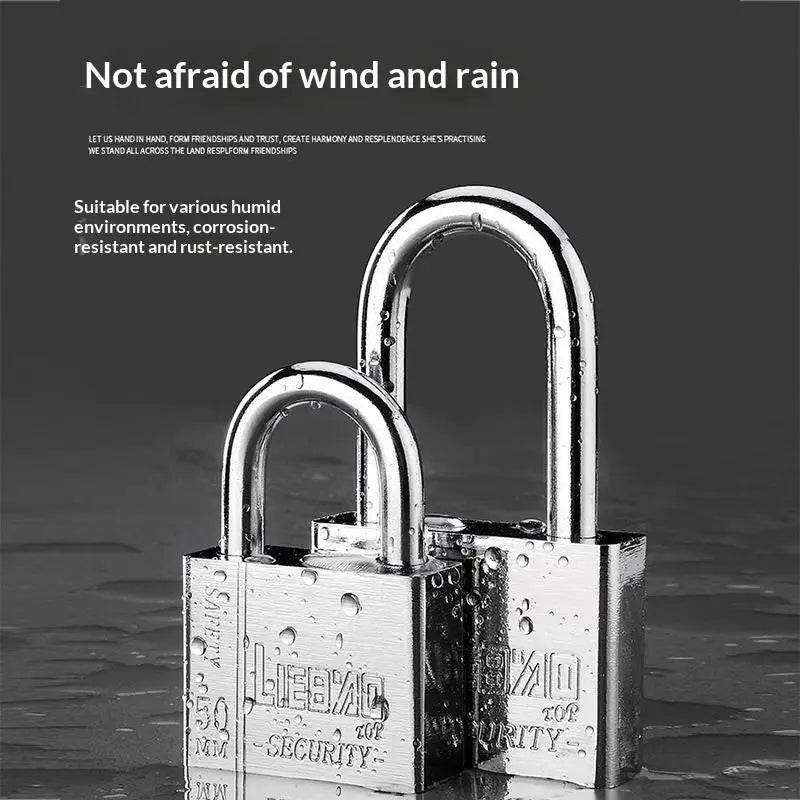 Stainless Steel Keyed Alike Padlock – Cut-Resistant Shackle