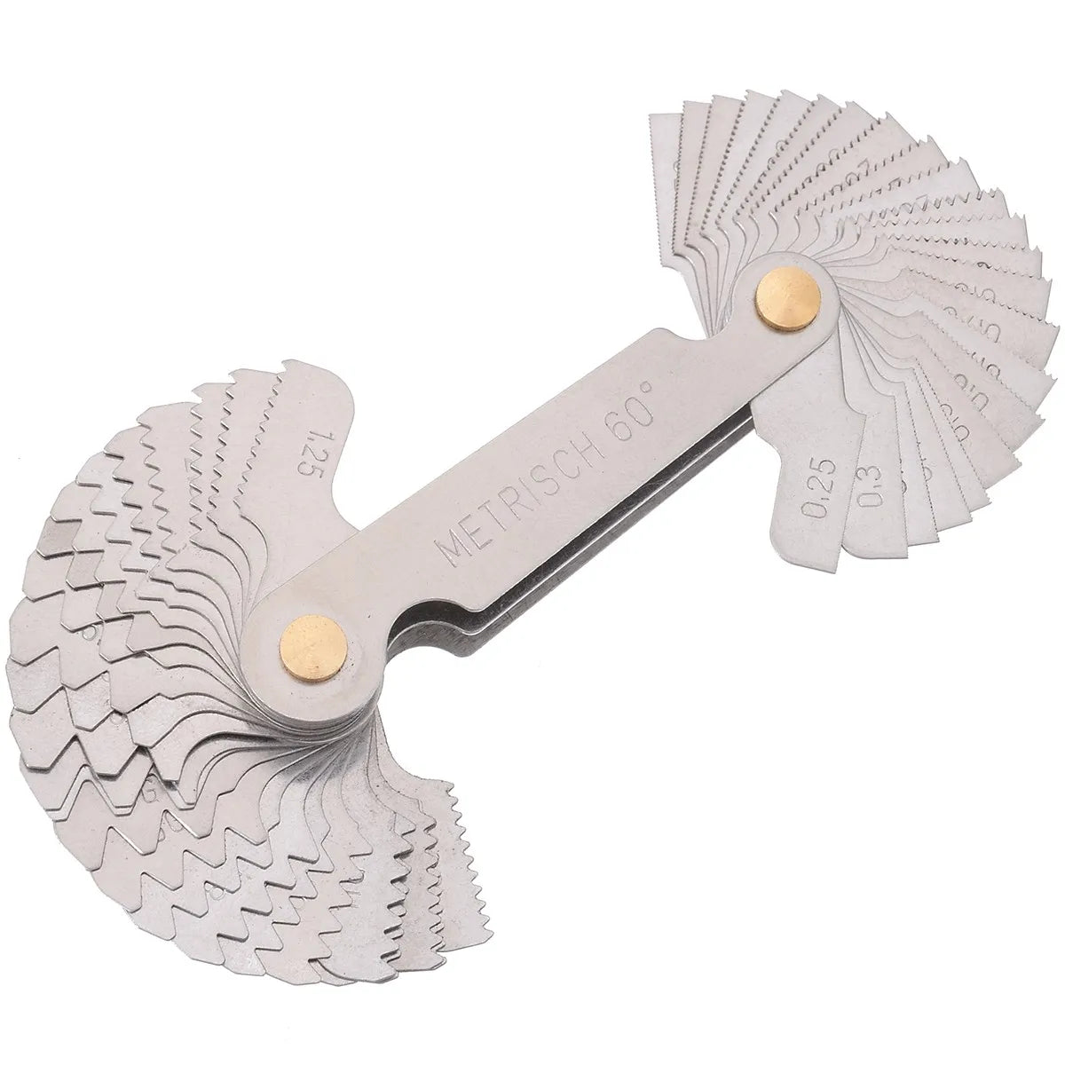 Thread Pitch Gauge Set – 55° & 60° Metric Imperial Screw Tool
