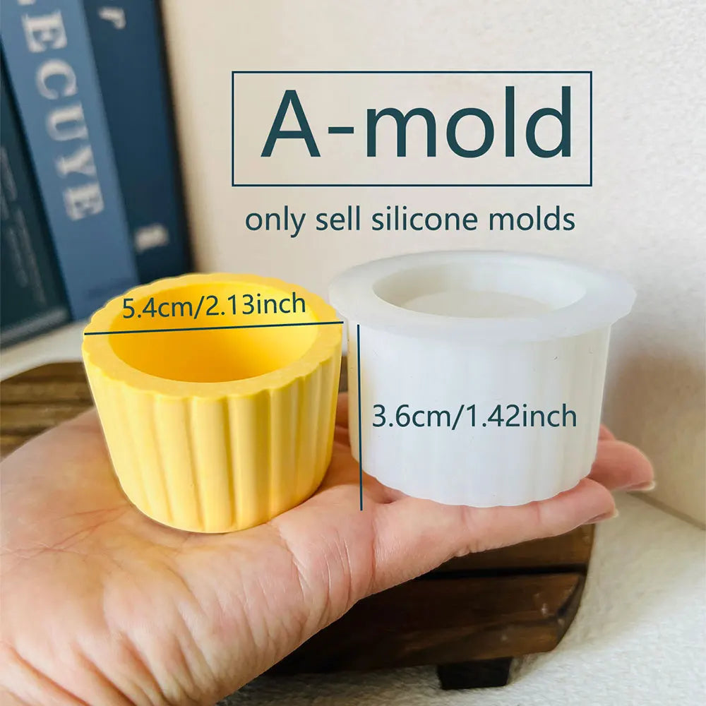 Wave Twisted Silicone Mold – Candle, Concrete & Gypsum Craft