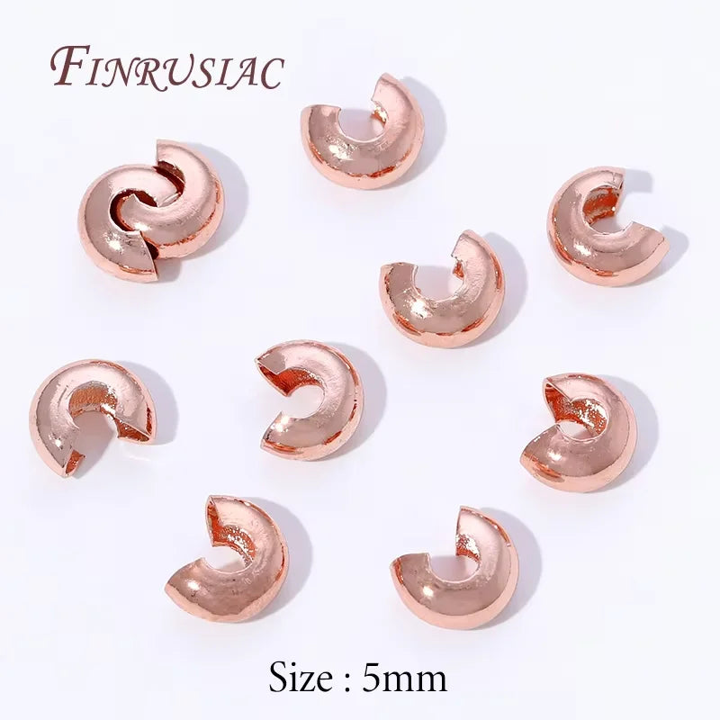 18K Gold Plated End Caps & U-Shape Wire Protectors | Jewelry