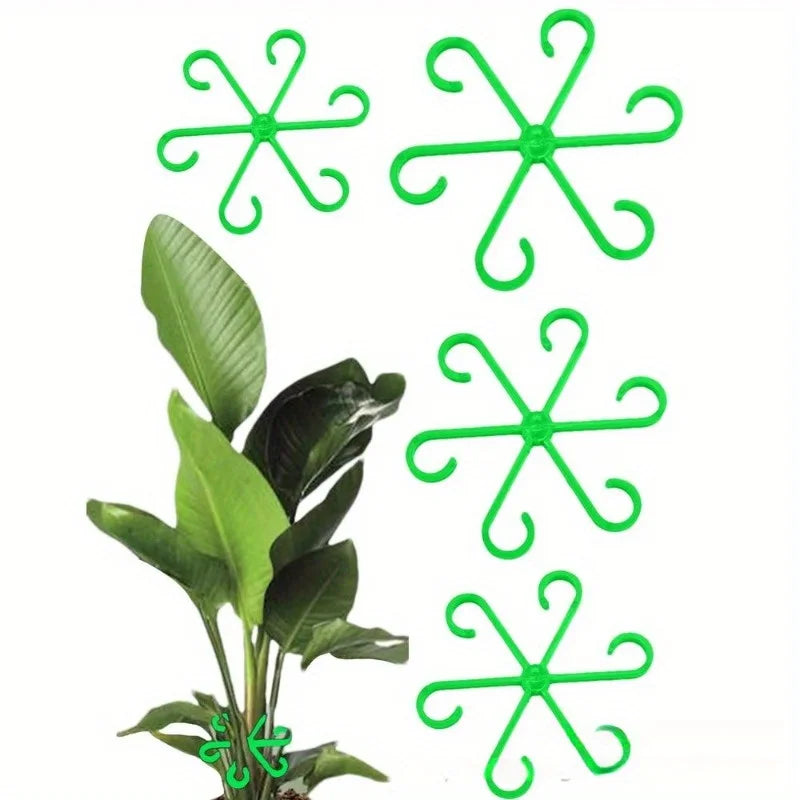 4-Piece Plant Stem Support Clips – Bamboo Branch Fixator
