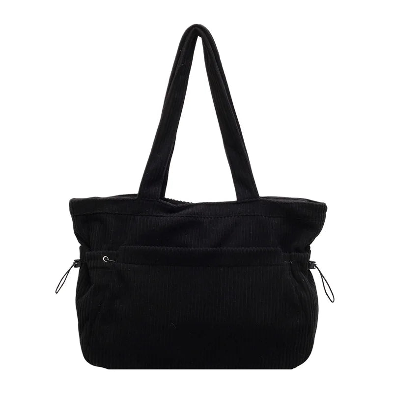 Women's Large Capacity Corduroy Tote Shoulder Bag | Nixie