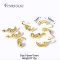 18K Gold Plated Star Double-Cup Bead Tips | DIY Jewelry Findings
