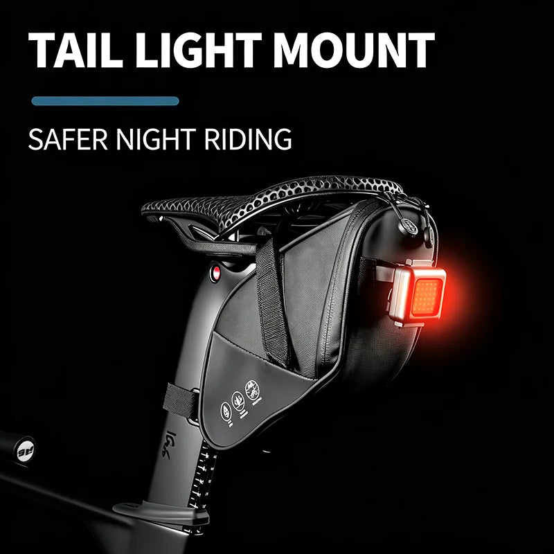 OFFBONDAGE Reflective Waterproof Bike Saddle Bag 1.8L