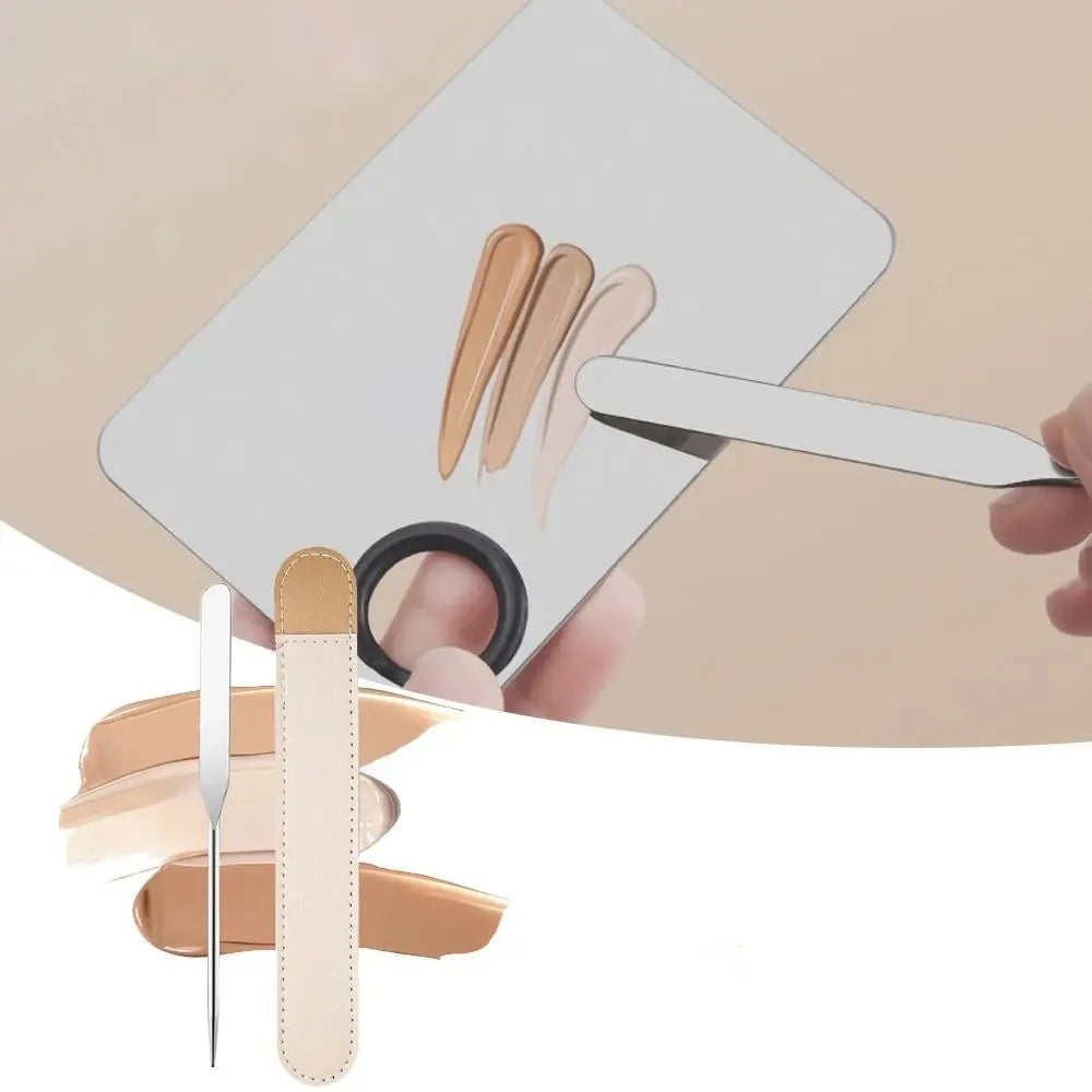 Stainless Steel Makeup Mixing Spatula – Foundation & Pigment Tool