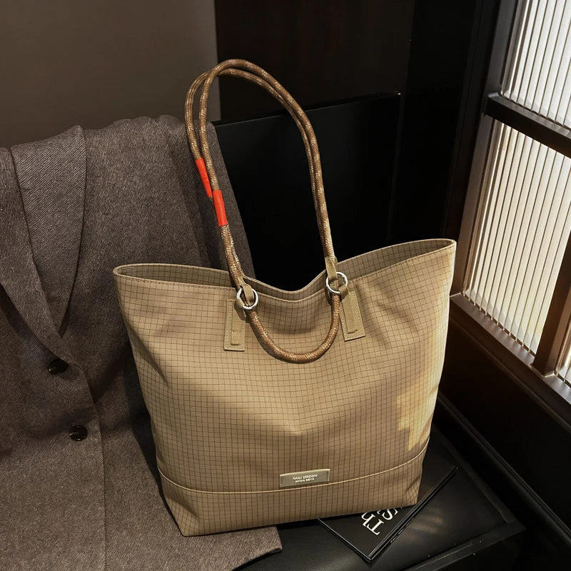 Nixie Waterproof Nylon Tote Bag – Large Shoulder Handbag