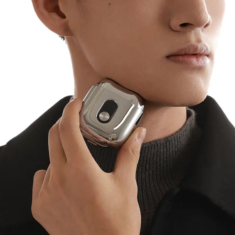 Mini Travel Electric Shaver for Men – Cordless Portable Razor