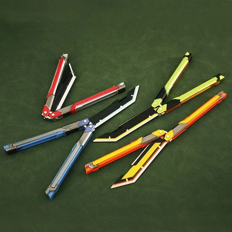 Valorant RGX Foldable Butterfly Knife Toy – 20cm Zinc Alloy