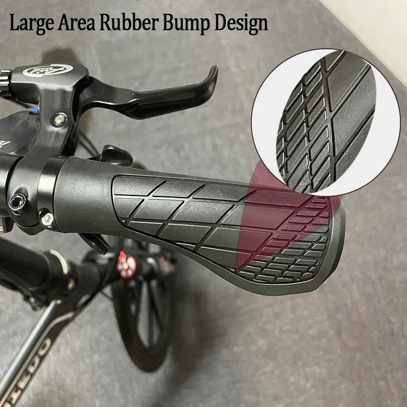 MTB Bike Grips Lockable Rubber Ultralight Handlebar Grips