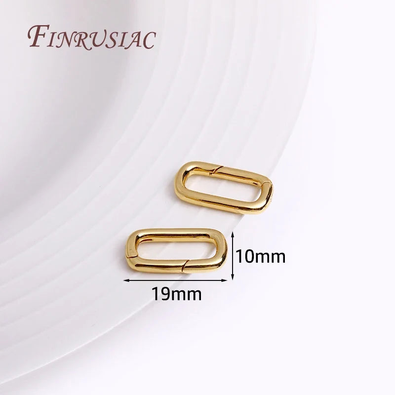 18K Gold Plated Carabiner Clasps – DIY Jewelry Findings