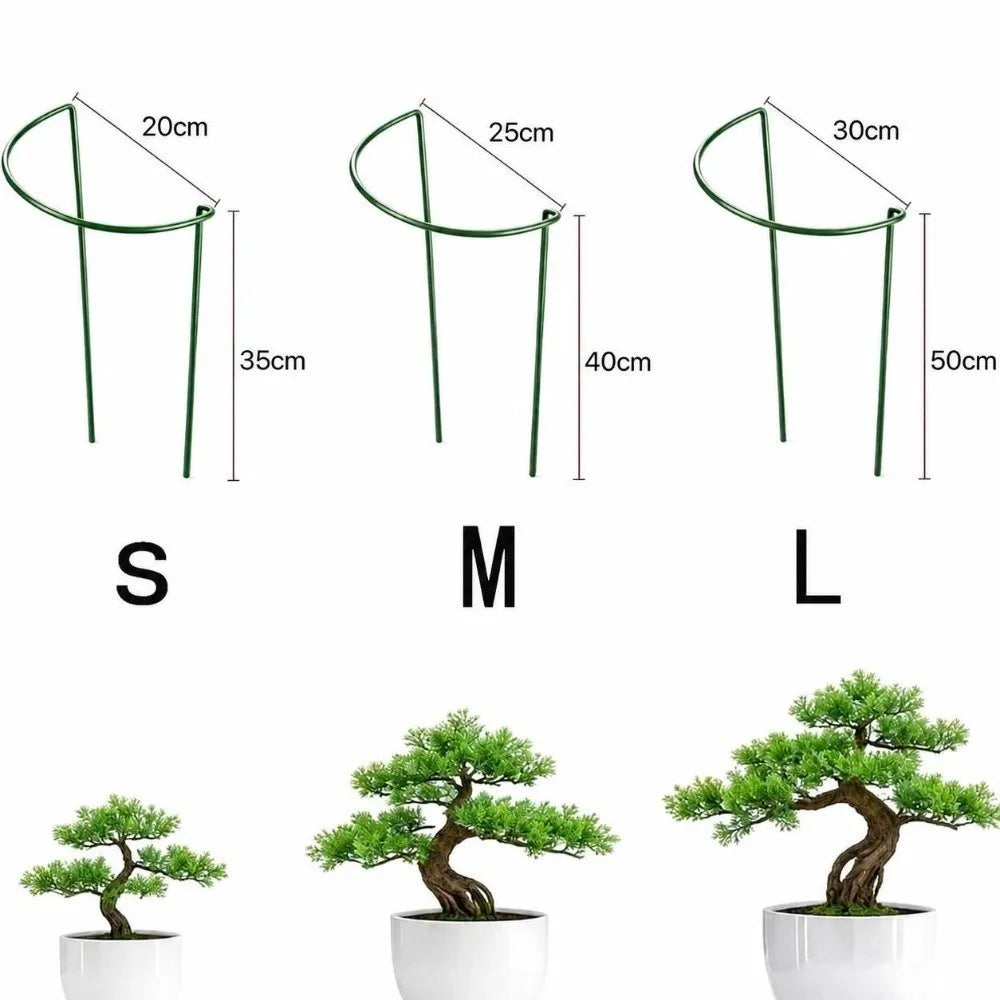 Metal Plant Support Stakes – Weatherproof & Reusable Garden Stakes