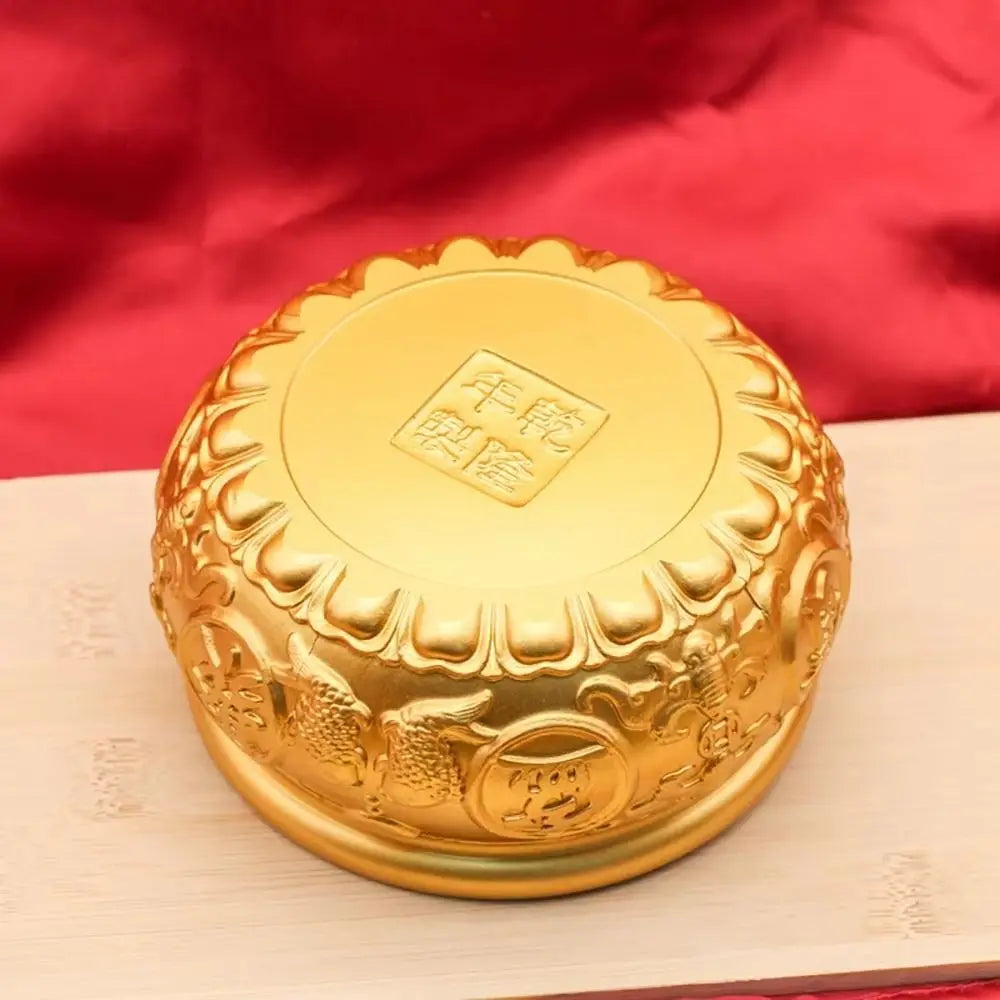 Brass Cornucopia Treasure Bowl – Good Luck Desktop Ornament