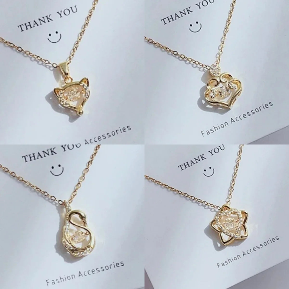 Women's Gold Plated Zircon Choker Necklace – Elegant Chain