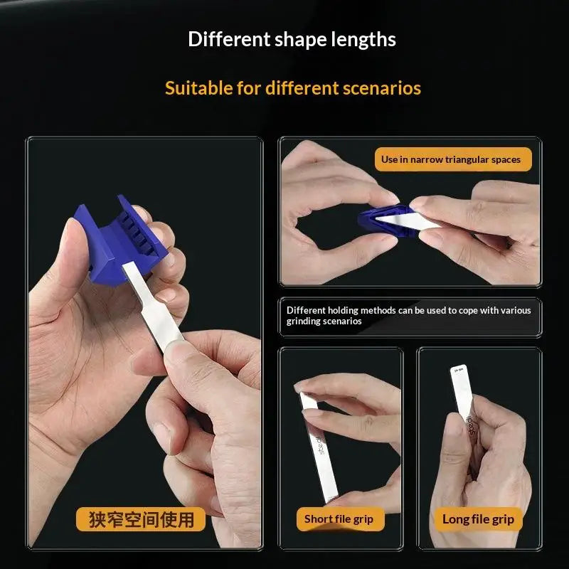 Ultra Fine Glass File – Washable Model Polishing & Nub Removal Tool