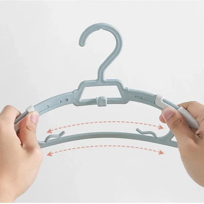 10-Pack Kids Non-Slip Telescopic Clothes Hangers | Baby Rack
