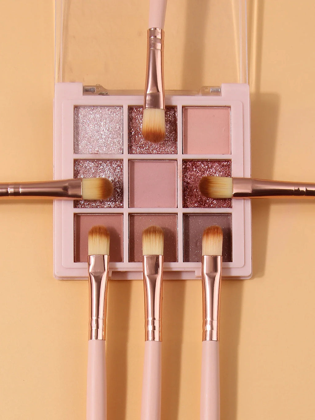 6-Piece Eye Makeup Brush Set – Eyeshadow, Smudge & Concealer